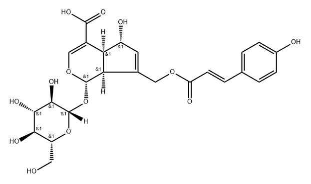 10-O-trans-p-coumaroylscandoside
