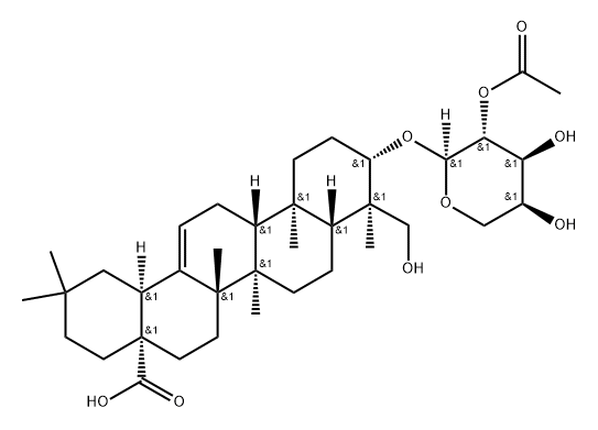 Hederagenin 3-O-(2-O-acetyl-alpha-L-arabinopyranoside)