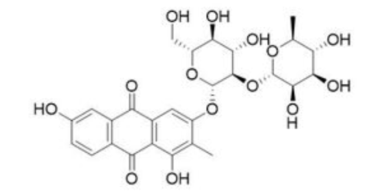 1,3,6-Trihydroxy-2-methylanthraquinone 3-O-alpha-L-rhamnosyl-(1->2)-beta-D-glucoside