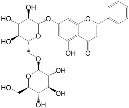 Chrysin 7-O-beta-gentiobioside