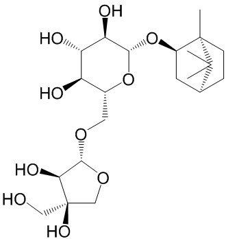 Borneol 7-O-[beta-D-apiofuranosyl-(1->6)]-beta-D-glucopyranoside