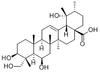 3,6,19,23-Tetrahydroxy-12-ursen-28-oic acid