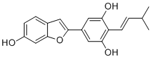 5-(6-Hydroxybenzofuran-2-yl)-2-(3-methylbut-1-enyl)benzene-1,3-diol
