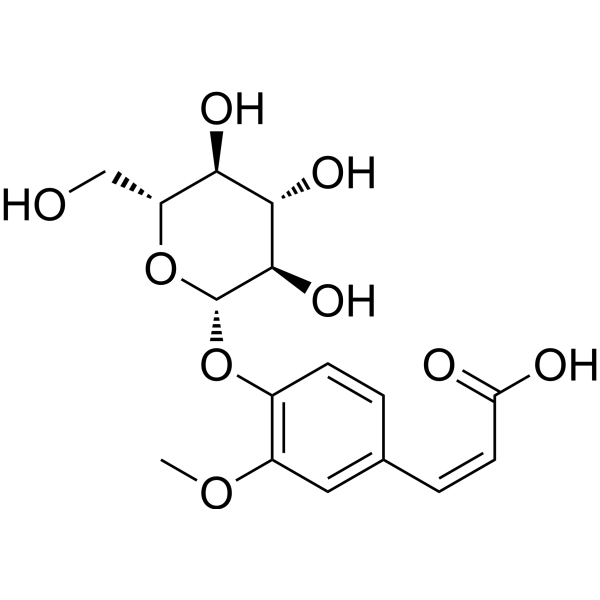 (Z)-Ferulic acid 4-O-beta-D-glucoside
