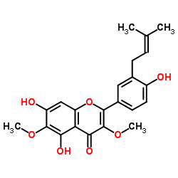 5,7,4-Trihydroxy-3,6-dimethoxy-3-prenylflavone